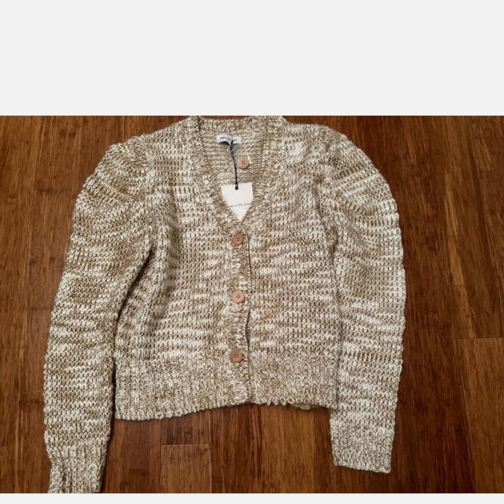 NWT Women’s Jacquie The Label Fuzzy Cardigan Size Large sweater